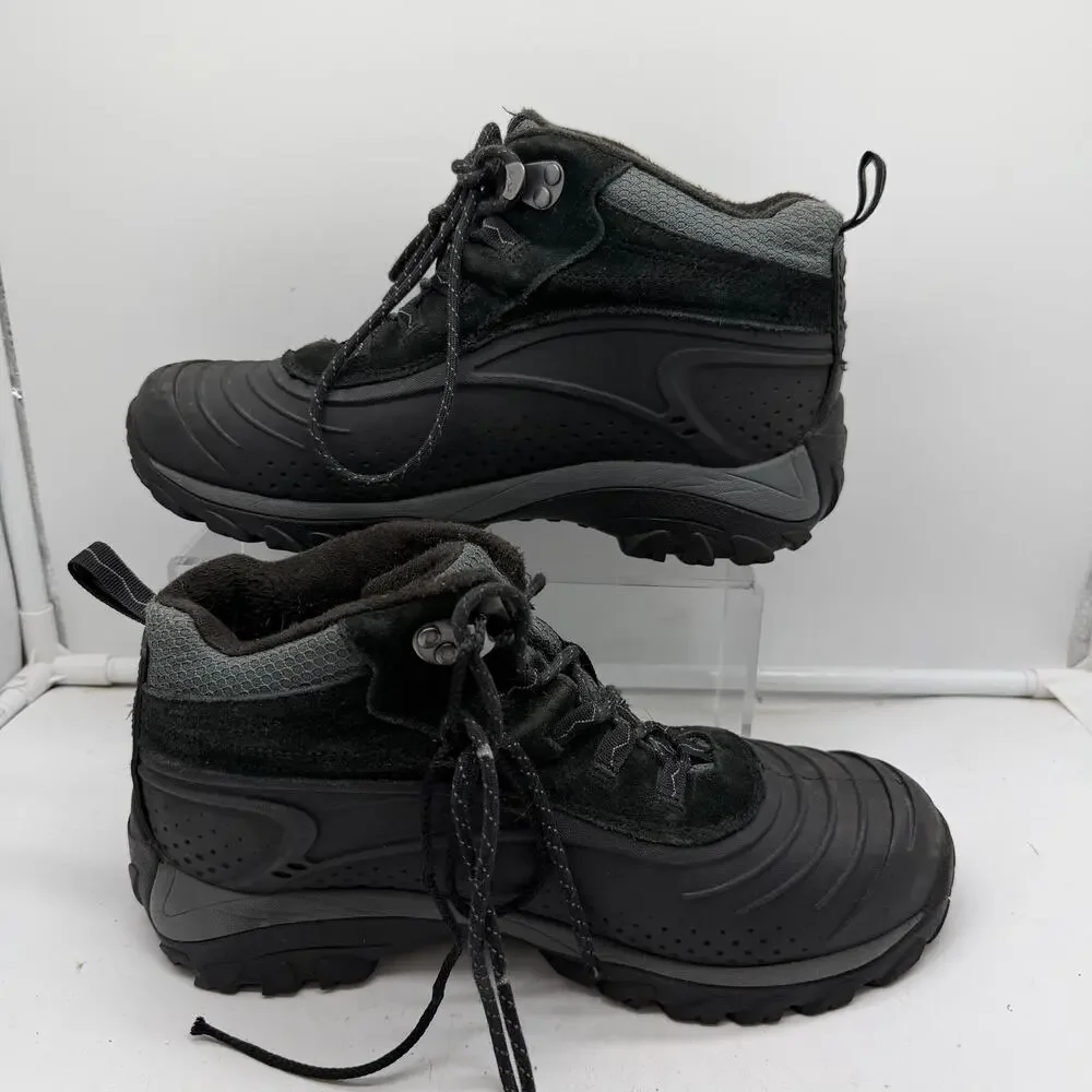 Merrell Boots Mens 8 ISOTHERM 200g Insulated Waterproof Black Hiking J89841
